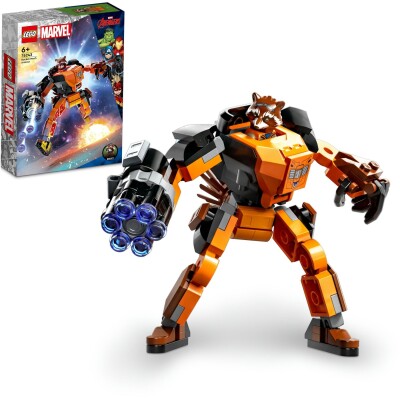 Конструктор LEGO Super Heroes Робоброня Єнота Ракети 76243 детальное изображение Marvel Lego