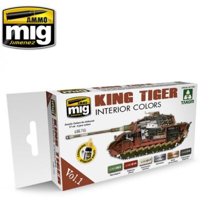 KING TIGER INTERIOR COLOR - SPECIAL TAKOM EDITION детальное изображение Наборы красок Краски