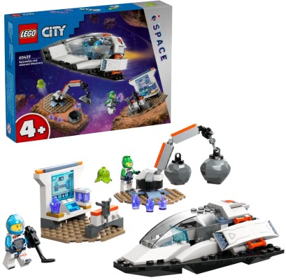Конструктор LEGO City Космический корабль и исследование астероида 60429 детальное изображение City Lego