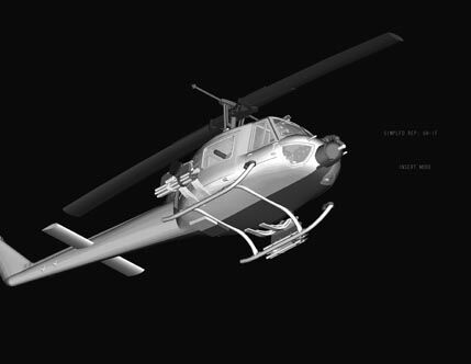 Багатоцільовий гелікоптер UH-1F Huey детальное изображение Вертолеты 1/72 Вертолеты