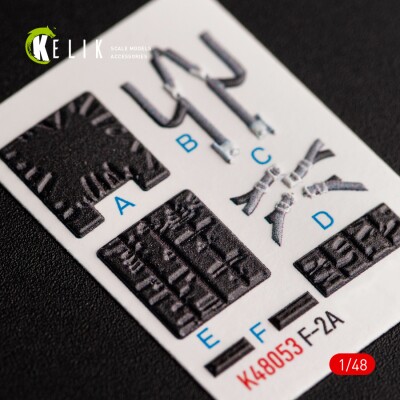 JASDF F-2A 3D decal interior for Hasegawa 1/48 kit KELIK K48053 детальное изображение 3D Декали Афтермаркет