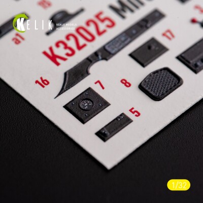 Mirage 2000D/N 3D decal interior for Kitty Hawk/Zimi models 1/32 KELIK K32025 детальное изображение 3D Декали Афтермаркет