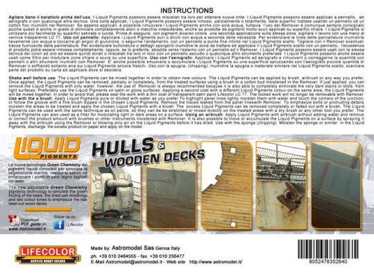 Набір рідких пігментів Hulls &amp; Wooden Decks детальное изображение Наборы weathering Weathering