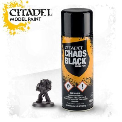 CHAOS BLACK SPRAY (400ml.) детальное изображение Краска / грунт в аэрозоле Краски