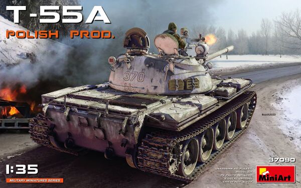 T-55A Polish Produktion детальное изображение Бронетехника 1/35 Бронетехника