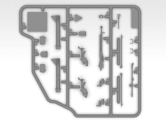 Scale model 1/35 ZIL-131 ZSU car with DShKM and calculation ICM 35017 детальное изображение Автомобили 1/35 Автомобили
