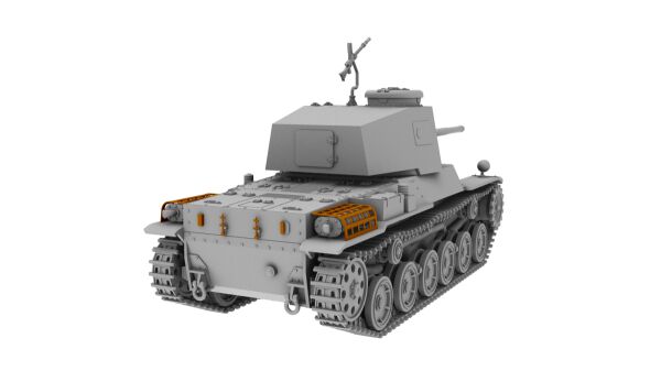 Збірна модель японського середнього танка Type 3 Chi-Nu Kai детальное изображение Бронетехника 1/72 Бронетехника