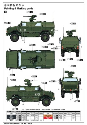 Сборная модель 1/35 Бронетранспортёр Динго 2 GE A2.3 PatSi I LOVE KIT 63524 детальное изображение Автомобили 1/35 Автомобили