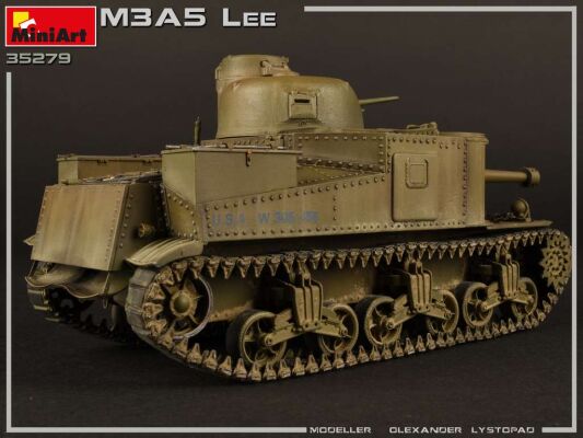 M3A5 LEE детальное изображение Бронетехника 1/35 Бронетехника