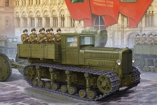 Збірна модель 1/35 Радянський артилерійський тягач &quot;Комінтерн&quot; Trumpeter 05540 детальное изображение Бронетехника 1/35 Бронетехника