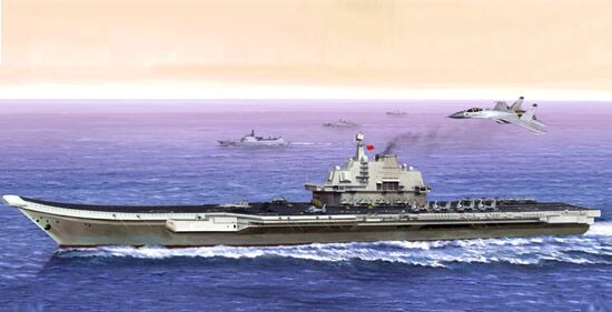 PLA Navy Aircraft Carrier детальное изображение Флот 1/350 Флот