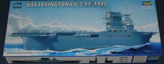 USS LEXINGTON CV-2  05/1942 детальное изображение Флот 1/700 Флот