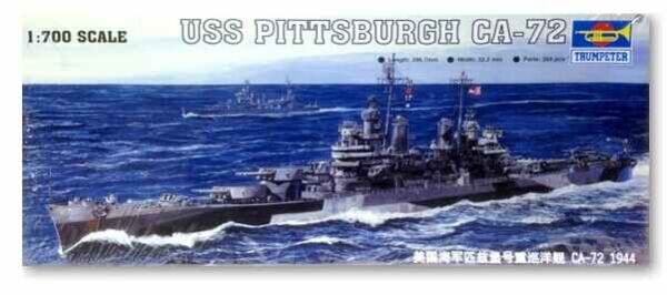 USS PITTSBURGH CA-72 1944 детальное изображение Флот 1/700 Флот