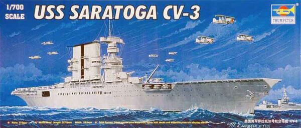 USS SARATOGA CV-3 детальное изображение Флот 1/700 Флот