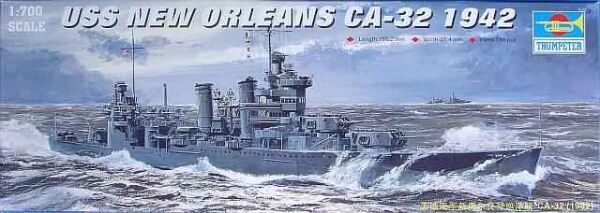 USS New Orleans CA-32(1942) детальное изображение Флот 1/700 Флот