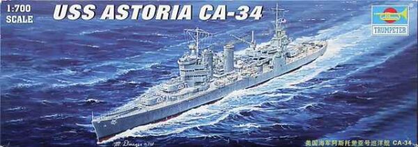 USS Astoria CA-34 1942 детальное изображение Флот 1/700 Флот
