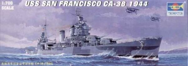USS San Francisco  CA-38 1944 детальное изображение Флот 1/700 Флот