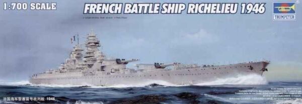 French battleship Richelieu (1946) детальное изображение Флот 1/700 Флот