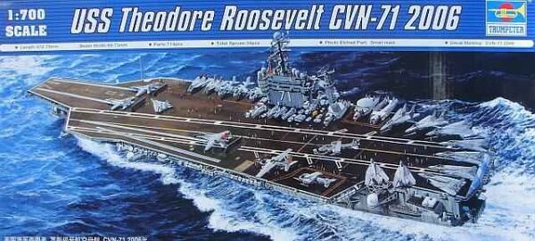 USS Theodore Roosevelt CVN-71 2006 детальное изображение Флот 1/700 Флот