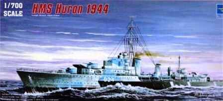 Tribal-class destroyer HMCS Huron (G24)1944 детальное изображение Флот 1/700 Флот