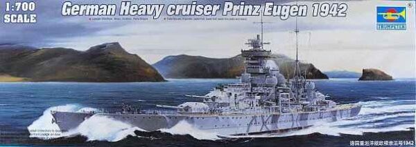 German cruiser Prinz Eugen 1942 детальное изображение Флот 1/700 Флот