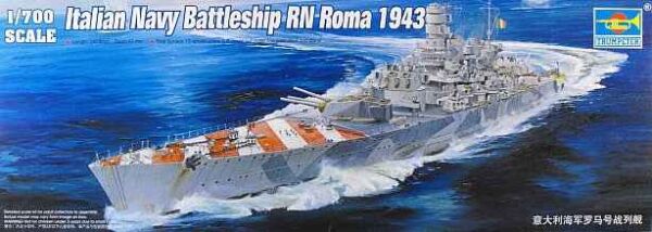 Italian Navy Battleship RN Roma 1943 детальное изображение Флот 1/700 Флот
