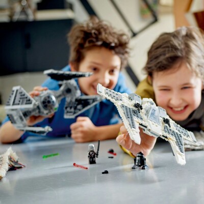 LEGO Star Wars Mandalorian Fighter vs. TIE Interceptor 75348 детальное изображение Star Wars Lego