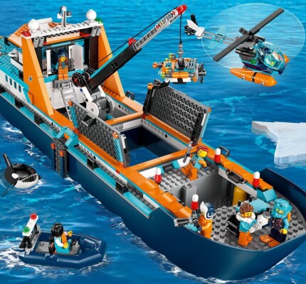 Constructor LEGO City Arctic Research Ship 60368 детальное изображение City Lego