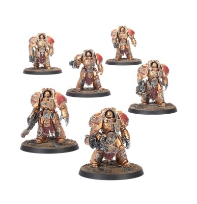 Игровой набор Warhammer 40000 - HORUS HERESY: CUSTODES - AQUILON TERMINATOR SODALITY детальное изображение Ересь Хоруса WARHAMMER 40,000