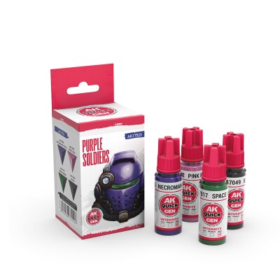 QUICK GEN Paint Set Purple Soldiers AK-interactive AK 17523 детальное изображение Наборы красок Краски