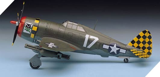 Збірна модель 1/72 Літак P-47D Thunderbolt [Razor-Back] Academy 12492 детальное изображение Самолеты 1/72 Самолеты