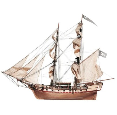 Scale wooden model 1/80 Pirate brigantine &quot;Corsair&quot; OcCre 13600 детальное изображение Корабли Модели из дерева