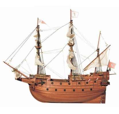 Scale wooden model 1/90 Galleon &quot;San Martin&quot; OcCre 13601 детальное изображение Корабли Модели из дерева