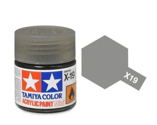 Акрилова фарба на спиртовій основі Димчаста 10мл Tamiya X-19 детальное изображение Акриловые краски Краски