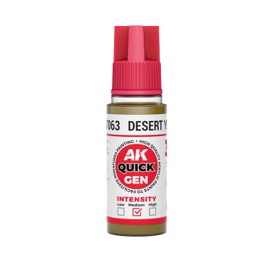 Акрилова фарба DESERT YELLOW / Пустино жовтий QUICK GEN COLOR AK-interactive AK 17063 детальное изображение QUICK GEN COLOR Краски