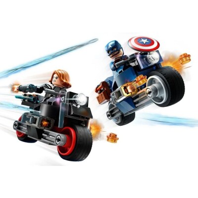 LEGO Motorcycles Black Widow and Captain America Super Heroes 76260 детальное изображение Marvel Lego