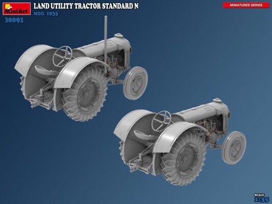 Scale model 1/35 General purpose tractor Standard N (mod. 1935) MiniArt 38091 детальное изображение Автомобили 1/35 Автомобили