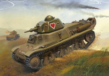 Сборная модель 1/35 французский легкий танк &quot;Horgis&quot; H39 Бронко 35001 детальное изображение Бронетехника 1/35 Бронетехника