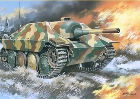 Fire-throwing tank Flammpanzer 38 (Hetzer) детальное изображение Бронетехника 1/72 Бронетехника
