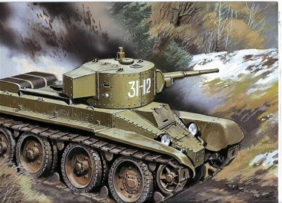 Fast tank BT-5 (with cylindrical turret) детальное изображение Бронетехника 1/72 Бронетехника