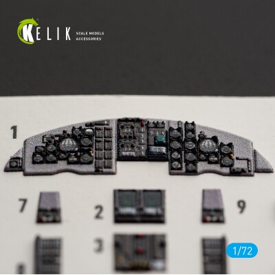 E-2 C Hawkeye декаль інтер'єр для комплекту Hasegawa 1/72 KELIK K72267 детальное изображение 3D Декали Афтермаркет