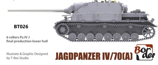 Assembled model 1/35 of a German tank PZ.KPFW.IV/70[A]FINAL  детальное изображение Бронетехника 1/35 Бронетехника