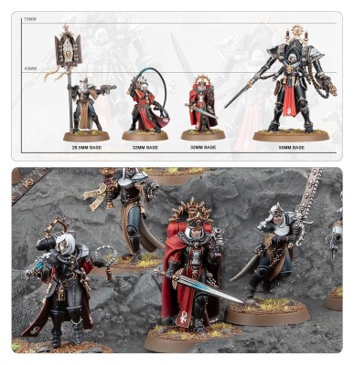 Игровой набор Warhammer 40000 - ARMAGEDDON BATTALION - ADEPTA SORORITAS детальное изображение Адепта Сороритас Армии Империума