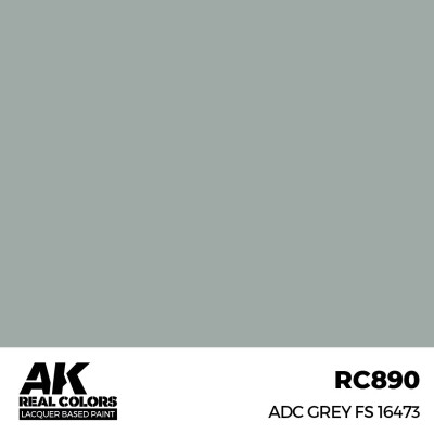 Alcohol-based acrylic paint ADC Gray FS 16473 AK-interactive RC890 детальное изображение Real Colors Краски