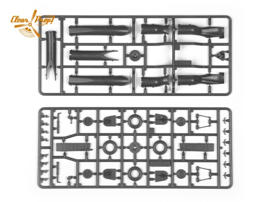 Збірна модель 1/48 Літак XA2D-1 Skyshark Clear Prop 4802 детальное изображение Самолеты 1/48 Самолеты