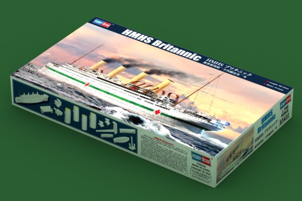 Збірна модель 1/700 Шпитальне  судно Britannic HobbyBoss 83422 детальное изображение Гражданский флот Флот