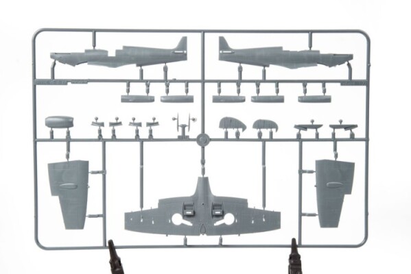 Сборная модель 1/72 Самолет Спитфайр F Mk. IX Эдуард 70122 детальное изображение Самолеты 1/72 Самолеты