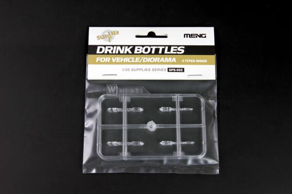 Комплект 1/35 Бутылки для напитков  Менг SPS-002  детальное изображение Аксессуары Диорамы