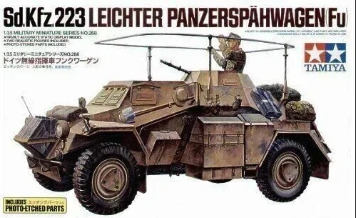 Сборная модель 1/35 Немецкий бронетранспортер Sd.Kfz.223 Tamiya 35268 детальное изображение Автомобили 1/35 Автомобили