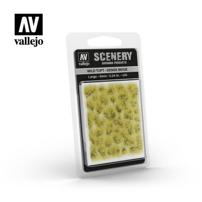 Бежева щільна трава для діорами (6мм) (Wild Tuft – Dense Beige) Vallejo SC412 детальное изображение Наборы деталировки Диорамы